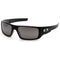 OAKLEY RECTANGULAR MEN'S BLACK RECTANGULAR SUNGLASSES - BLACK IRIDIUM/POLISHED - Like New