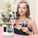 GENERIC 3 IN 1 ELECTRIC MAKEUP BRUSH CLEANER MACHINE - WHITE - Like New