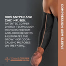 TOMMIE COPPER COMPRESSION ARM SLEEVE JOINT RELIEF SMALL/MEDIUM - BLACK - Brand New
