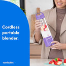 NUTRIBULLET PORTABLE BLENDER, CORDLESS, 20OZ VESSEL, NBPB50100LP - LIGHT PURPLE - Like New