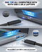 Sockspree USB-C USB 3.0 Universal Laptop Triple Monitor Docking D3911 - Black Like New