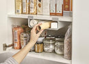 JOSEPH JOSEPH CUPBOARDSTORE UNDER SHELF STORAGE PLASTIC WRAP FILM FOIL - GRAY - Like New