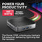 BRYDGE STONE CORE POWERED DOCKING STATION 10 PORTS 100W PD B2206A00A1INT0B BLACK - Like New
