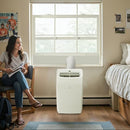 LG 10,200 BTU 14,000 BTU ASHRAE PORTABLE AIR CONDITIONER HEAT 450 SQ FT WHITE - Like New