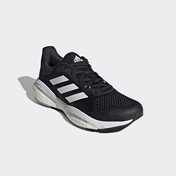 GX5511 Adidas Women's SolarGlide 5 Sneaker Black/White/Grey Size 9.5 - Like New
