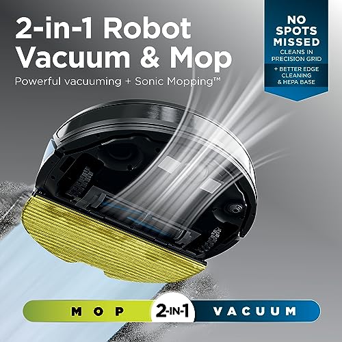 SHARK MATRIX 2-IN-1 ROBOT VACUUM AND MOP WITH XL HEPA SELF-EMPTY BASE - Black - Like New