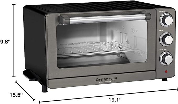 Cuisinart TOB-60N1BKS2 Convection Toaster Oven - Black Stainless Like New