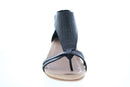 EARTH PISA OLEA CALF LEATHER WOMENS ZIPPER STRAP SANDALS SHOES - 9.5 - BLACK - Like New