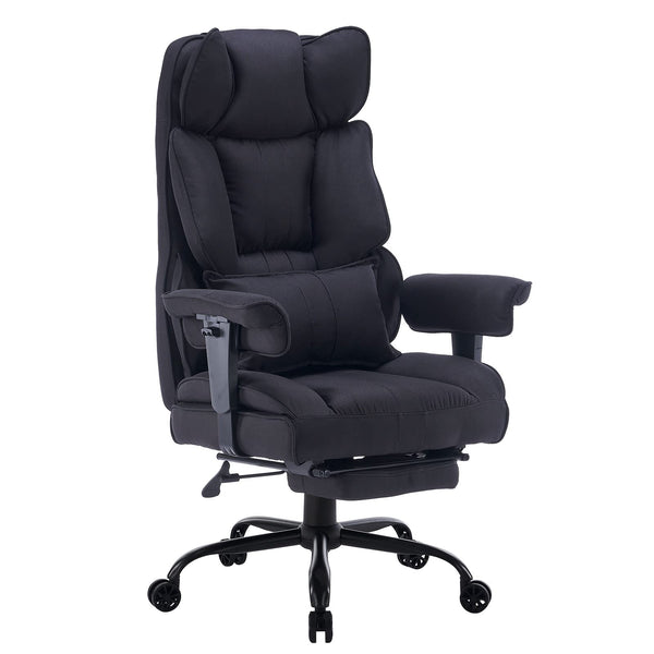 EFOMAO FABRIC OFFICE CHAIR BIG AND TALL 400 LB WEIGHT CAPACITY - Scratch & Dent