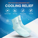 Natracure Cold Therapy Socks - Reusable Foot Ice Pack - Cooling Socks - Like New