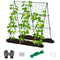 LALAHONI GARDEN TRELLIS FOR CLIMBING PLANTS OUTDOOR, 4FT X 4FT A FRAME BLACK - Like New