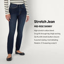 AMAZON ESSENTIALS WOMEN'S HIGH STRETCH MID-RISE SKINNY JEANS WOMEN SIZE 8 WHITE - Like New