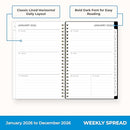 Blue Sky 2026 Weekly and Monthly Planner Calendar, January 2026 - December 2026 - Brand New