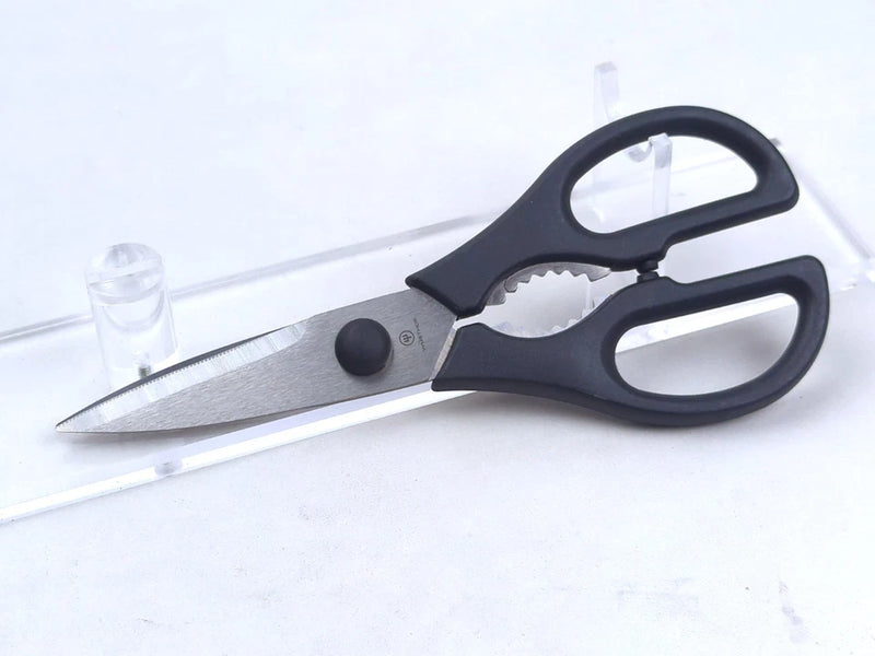 WUSTHOF STAINLESS STEEL KITCHEN SHEARS BOTTLE OPENER COME-APART - SILVER/BLACK - Like New