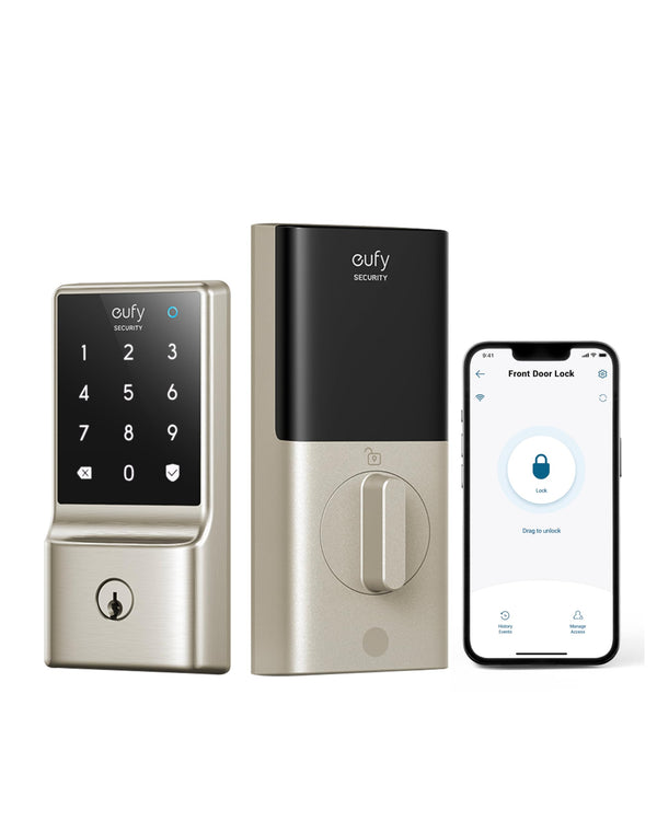 Eufy Security Smart Lock C210 Keyless Entry Door Lock, No Bridge Required New