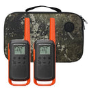 MOTOROLA TALKABOUT TWO-WAY RADIOS 2 PACK, 25 MILE RANGE, RECHARGEABLE - ORANGE - Like New