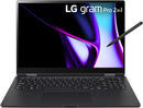 LG GRAM PRO 2-IN-1 16" WQXGA +TOUCH, ULTRA 7 155H, 32GB RAM, 512GB SSD - BLACK - Like New