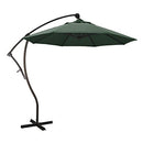 California Umbrella 9' Round Aluminum Cantilever Umbrella, Crank Lift - Like New