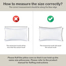 WUUYUEF 12 X 20 Pillow Insert Set of 2 Indoor Throw Pillow Insert - White - Like New