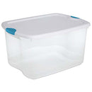 Sterilite 64 Qt. White Latching Storage Tote - 1 Each - Like New