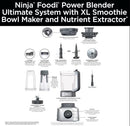 Ninja Foodi 72 oz Power Blender Ultimate System 1200 W, Silver (SS400) - Brand New