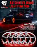 GOGOONE 15.5” Dream Chasings LED Wheel Ring Rim Light Kit B09P8MPZVT - Black - Brand New