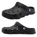 WOUEOI Men and Women Slippers Sandals Unisex Clogs D-Black Women 8/Men 7 - Like New