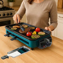 COOK N REPEAT ELECTRIC INDOOR GRILL - TEAL - Like New