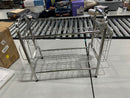 GENERIC METAL KITCHEN STORAGE RACK - SILVER - Like New