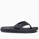 REEF MEN'S PHANTOM NIAS FLIP-FLOP SANDALS - SIZE: MEN 10 ( (EU M43) - BLACK/GRAY - Like New