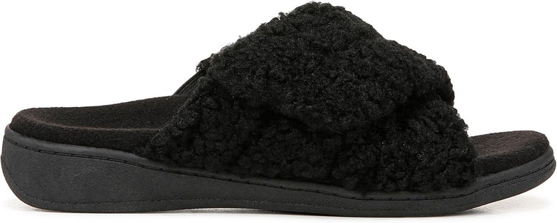 VIONIC WOMEN'S RELAX II SLIPPER - SIZE: WOMEN 8 - BLACK - Like New