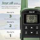 JOYCALL WALKIE TALKIES LONG RANGE WEATHER ALERT PORTABLE WALKIE TALKIES - GREEN - Like New