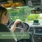 ZONETECH DAY AND NIGHT ANTI-GLARE CAR WINDSHIELD VISOR (2 PACK) - GRAY/YELLOW - Like New