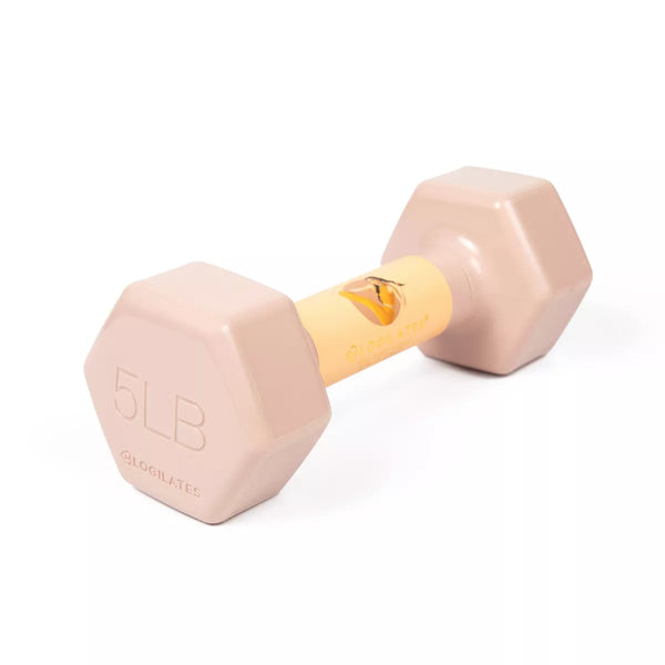 BLOGILATES JELLY HAND WEIGHT - 5LBS (2.27KG) - PINK - Like New