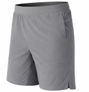 JUMP START MEN'S 2 IN 1 STRETCH ACTIVE QUICK DRY GYM RUNNING SHORTS LARGE - GRAY - Brand New
