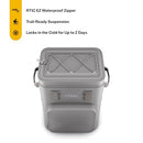 RTIC 24 CAN ULTRA-TOUGH BACKPACK COOLER INSULATED WATERPROOF - GRAY - Like New