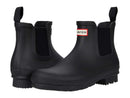 MFS9116RMA HUNTER MEN'S ORIGINAL CHELSEA RAIN BOOTS SIZE 10 BLACK - Like New