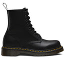 11821002 DR. MARTENS WOMEN 1460 NAPPA LEATHER COMBAT BOOT BLACK/NAPPA SIZE 6 Like New