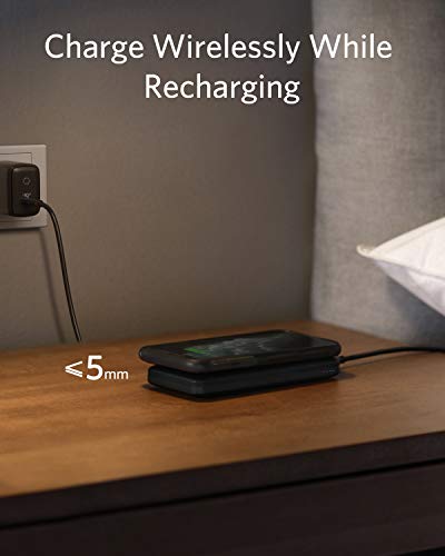 ANKER WIRELESS POWER BANK POWERCORE 10,000MAH PORTABLE CHARGER USB-C - BLACK Like New