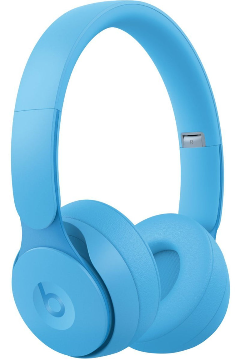 Beats Solo Pro Wireless Noise Cancelling On-Ear Headphone MRJ92LL/A Light Blue Like New