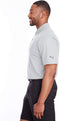 596804 PUMA Golf Men's Performance Striped Polo Golf Shirt - QUARRY HEATHER 2XL Like New