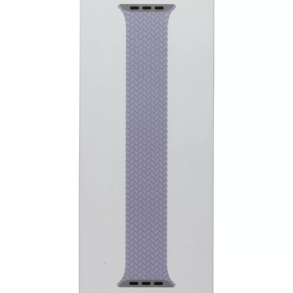 APPLE WATCH BRAIDED SOLO LOOP 41MM - SIZE 4 - PURPLE FOG - Like New