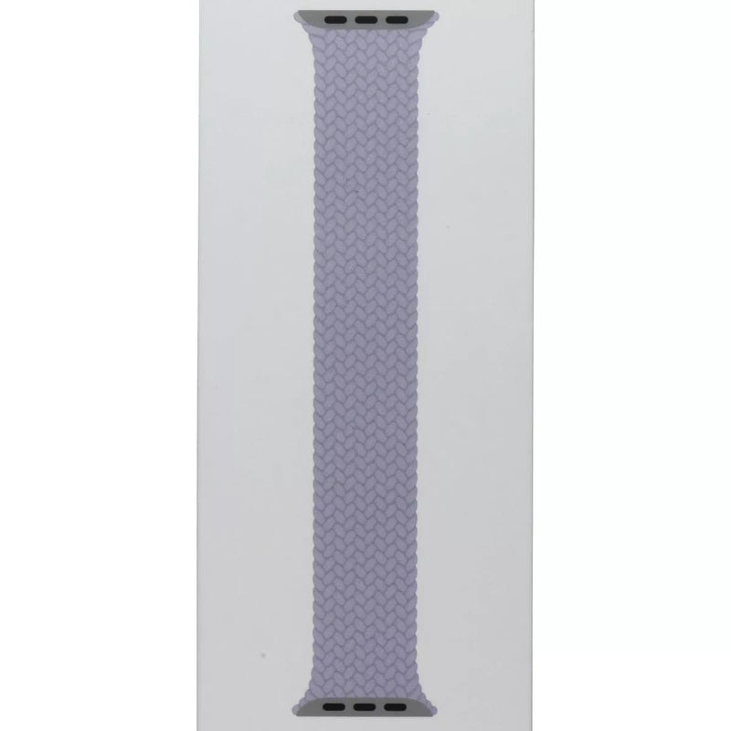 APPLE WATCH BRAIDED SOLO LOOP 41MM - SIZE 4 - PURPLE FOG - Like New