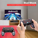 VidPPluing Wireless Controller for PS4 with 6-Axis Motion Sensor - Black/Red - Like New