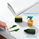 AECHY UNDER SINK LINER, 28" X 22", WITH UNIQUE DRAIN HOLE DESIGN - WHITE - Like New