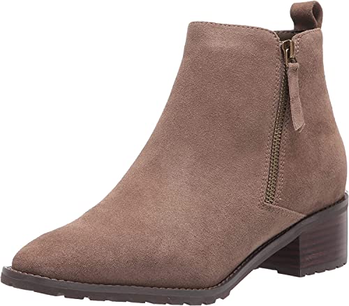 B7310 BLONDO WOMEN'S SAMARA ANKLE BOOT DARK TAUPE SIZE 9 - Like New
