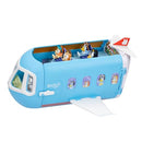 MOOSE TOYS BLUEY 3-IN-1 AIRPLANE TOYS FOR KIDS PLAYSET - MULTICOLOR - Brand New