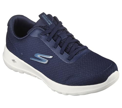 124094 SKECHERS WOMEN'S GO WALK JOY-ECSTATIC SNEAKER NAVY SIZE 8 WEDGES - Brand New