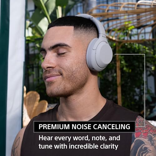 SONY WH-1000XM4 WIRELESS PREMIUM NOISE CANCELING OVERHEAD HEADPHONES - BLUE - Like New