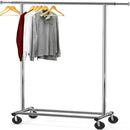Simple Houseware Heavy Duty Clothing Garment Rack B01MSAVQJO - Chrome - Brand New